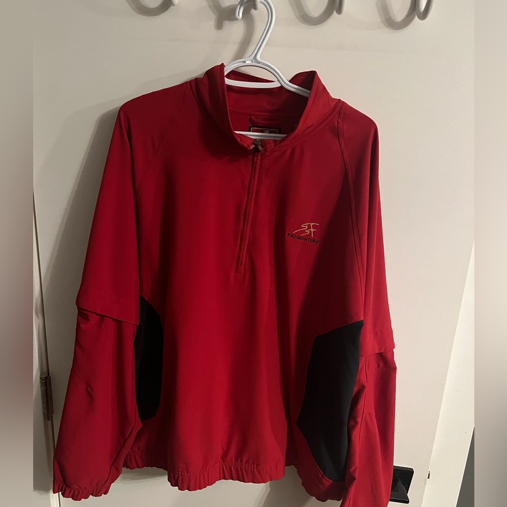 Vintage oversized half zip